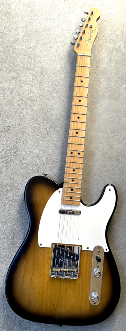 2009 FENDER HIGHWAY ONE TEXAS TELECASTER W/ MAPLE FRETBOARD 2-COLOR SUNBURST ASH