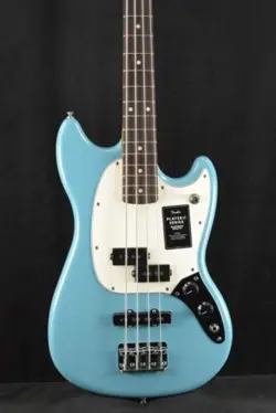 FENDER PLAYER II MUSTANG BASS PJ AQUATONE BLUE ROSEWOOD FINGERBOARD