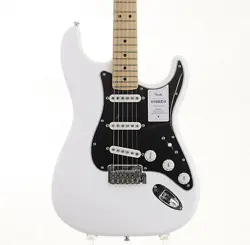 FENDER MADE IN JAPAN HYBRID II STRATOCASTER ARCTIC WHITE 2023 USED W/SOFT CASE