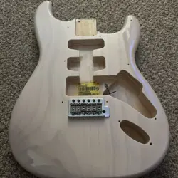 SQUIER CLASSIC VIBE STRATOCASTER BODY WITH FENDER BRIDGE AND A NECK PLATE