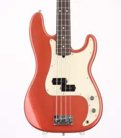 FENDER AMERICAN PRECISION BASS CHROME RED 2001 BASS GUITAR