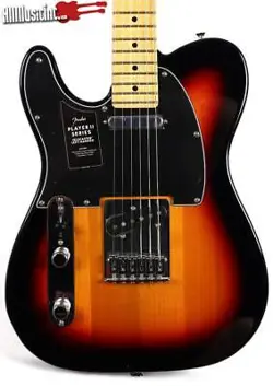 FENDER PLAYER II TELECASTER TELE LEFT-HANDED SUNBURST ELECTRIC GUITAR