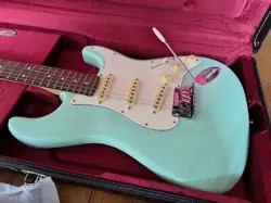 ELECTRIC GUITAR FENDER CUSTOM SHOP JEFF BECK STRATOCASTER NOS SURF GREEN & CASE