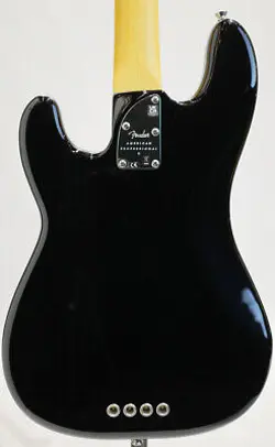 FENDER AMERICAN PROFESSIONAL II PRECISION BASS BLACK   MAPLE