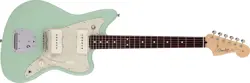 FENDER MADE IN JAPAN JUNIOR COLLECTION JAZZMASTER ROSEWOOD SATIN SURF GREEN
