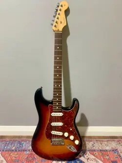 FENDER USA 60TH ANNIVERSARY STRATOCASTER WITH CUSTOM SHOP TEXAS SPECIAL PICKUPS