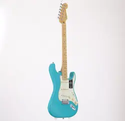 FENDER AMERICAN PROFESSIONAL II STRATOCASTER MIAMI BLUE USED ELECTRIC GUITAR