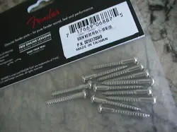 FENDER AMERICAN STRATOCASTER BRIDGE MOUNTING SCREWS (12) 001-6170-049