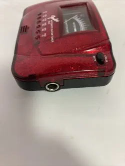 GENUINE OEM ORIGINAL FENDER AG-6 METALLIC RED AUTOMATIC GUITAR TUNER