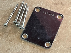 1964 FENDER GUITAR NECK PLATE JAZZ PRECISION MUSTANG BASS