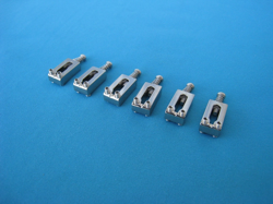 GUITAR BRIDGE SADDLES ZIRCONIUM ALLOY 10.5MM FOR FENDER STRAT / TELE TYPE BRIDGE