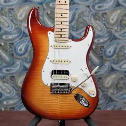 USED FENDER LIMITED EDITION PLAYER STRATOCASTER HSS PLUS TOP SIENNA SUNBURST
