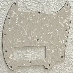 NEW GREAT-FOR FENDER SERIES MUSTANG P90 STYLE GUITAR PICKGUARD IVORY WHITE PEARL