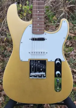 FENDER SQUIER PARANORMAL CUSTOM NASHVILLE STRATOCASTER ELECTRIC GUITAR - AZTEC G