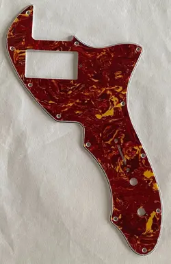 NEW FOR FENDER TELECASTER THINLINE/TELE 69 PAF GUITAR PICKGUARD,RED TORTOISE