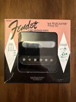 GENUINE FENDER PURE VINTAGE '64 TELECASTER/TELE GUITAR PICKUP SET - 099-2234-000