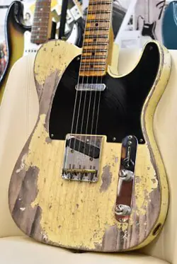 FENDER CUSTOM SHOP 1954 TELECASTER S.H.RELIC S.F.AGED NOCASTER BLONDE R137632 BA