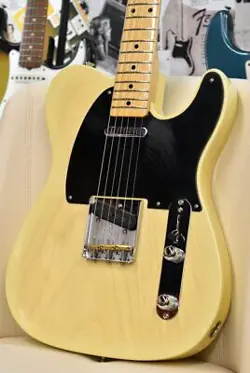 FENDER CUSTOM SHOP 1954 TELECASTER D.CLOSET CLASSIC FADED NOCASTER BLONDE #GG4NZ