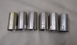 1961  FENDER AMPLIFIER 9 PIN TUBE SHIELDS / COVERS........6 ORIGINALS...NICE