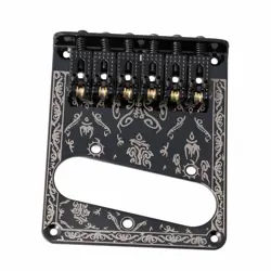 6 STRING ROLLER SADDLE ELECTRIC GUITAR BRIDGE PLATE FOR FENDER TELECASTER TELE R