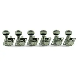 KRF-6BX-C KLUSON® REVOLUTION™ F-MOUNT TUNERS FOR FENDER 6 IN-LINE, CHROME