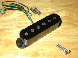 KEYSTONE BLACK SINGLE COIL STRATOCASTER PICKUP