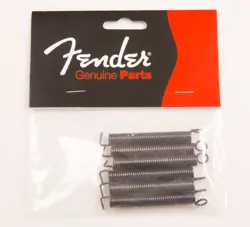 GENUINE FENDER TREMOLO TENSION SPRINGS BLACK PLATED STEEL PACK OF 6 001-8671-049