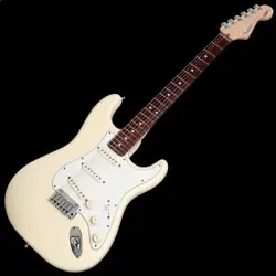 FENDER JEFF BECK STRATOCASTER OLYMPIC WHITE USED ELECTRIC GUITAR