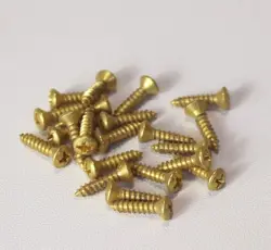 MONTREUX GUITAR PICKGUARD SCREWS FOR FENDER (22) - NATURAL AGED