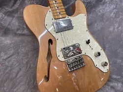 SQUIER BY FENDER CLASSIC VIBE 70'S TELECASTER THINLINE NATURAL USED W/SOFT CASE