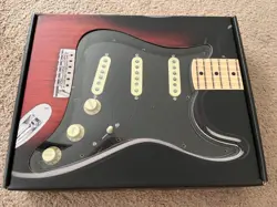 FENDER PRE-WIRED LOADED STRAT PICKGUARD CUSTOM SHOP TEXAS SPECIAL SSS PARCHMENT