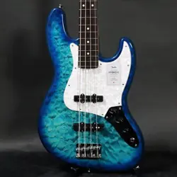 FENDER 2024 COLLECTION MIJ HYBRID II JAZZ BASS QMT   AQUAMARINE