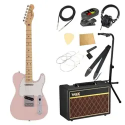 FENDER MIJ JUNIOR COLLECTION TELECASTER MN SATIN SHP WITH VOX AMPLIFIER 11-PIECE
