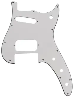 CUSTOM FOR FENDER DUO-SONIC OFFSET HS STYLE GUITAR PICKGUARD 3 PLY WHITE