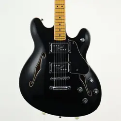 FENDER MODERN PLAYER STARCASTER GUITAR BLACK USED ELECTRIC GUITAR