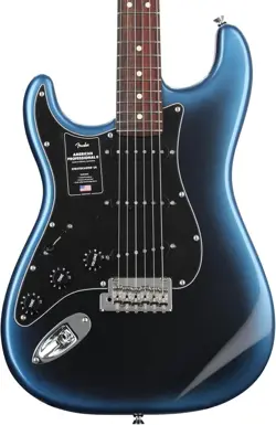 FENDER AMERICAN PROFESSIONAL II STRATOCASTER RW FB LEFT-HANDED GUITAR DARK NIGHT