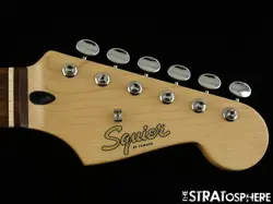 FENDER SQUIER PARANORMAL CUSTOM NASHVILLE STRAT NECK  TUNERS 
