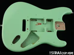 FENDER SQUIER AFFINITY SERIES STRATOCASTER STRAT BODY SURF GREEN