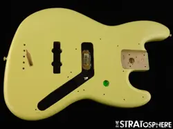 FENDER PLAYER II JAZZ J BASS BODY GUITAR ALDER, MODERN HIALEAH YELLOW