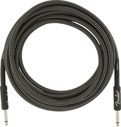 FENDER PROFESSIONAL SERIES INSTRUMENT CABLE - 15'  GRAY TWEED
