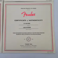 AUTHENTICITY COA SET
