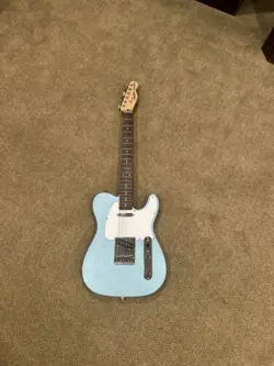 SQUIER BY FENDER TELECASTER ELECTRIC GUITAR ICE BLUE