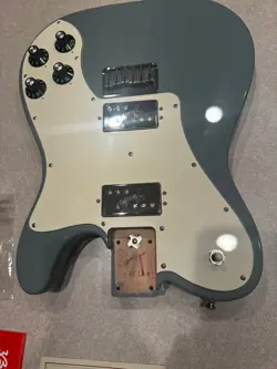 LOADED FENDER AMERICAN PROFESSIONAL TELECASTER DELUXE BODY-- SONIC GRAY/GREY