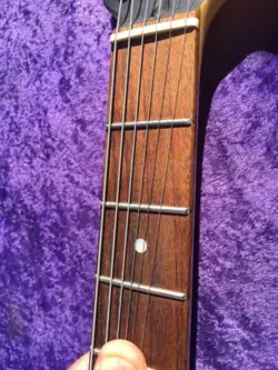 SQUIER / FENDER 20TH ANNIV STRATOCASTER MATTE BLACK GUITAR MATCHING HEADSTOCK