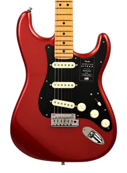 FENDER AMERICAN ULTRA II STRATOCASTER IN SINISTER RED