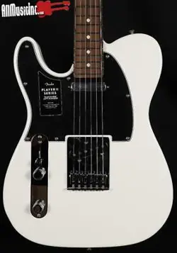 FENDER PLAYER II TELECASTER TELE LEFT-HANDED POLAR WHITE ELECTRIC GUITAR