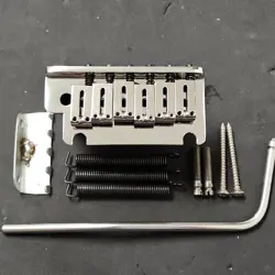 2000 FENDER AMERICAN DELUXE CHROME STRAT BRIDGE TREMOLO FOR USA ELECTRIC GUITAR