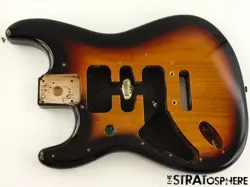 LEFTY FENDER PLAYER PLUS SERIES STRATOCASTER STRAT BODY, ALDER 3TS