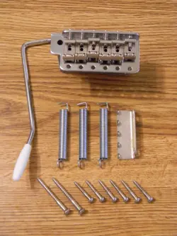 FENDER 2009 USA CHROME ERIC JOHNSON SIGNATURE STRATOCASTER TREMOLO BRIDGE