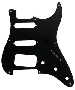 NEW 1 PLY BLACK FITS FENDER 8 SCREWS STRATOCASTER START HSS GUITAR PICKGUARD